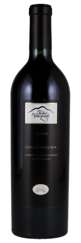 Fisher Vineyards Coach Insignia Cabernet Sauvignon 2000 Front Bottle Shot