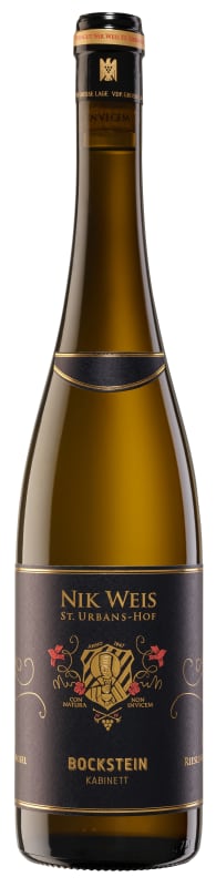 Nik Weis St. Urbans-Hof Nik Weis Ockfener Bockstein Riesling Kabinett 2019 Front Bottle Shot