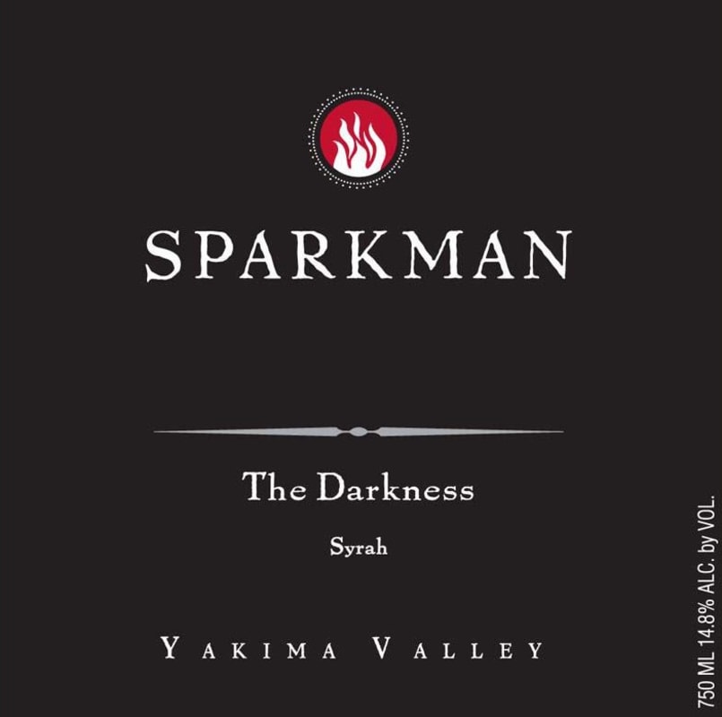 Sparkman Darkness Syrah 2006 Front Label