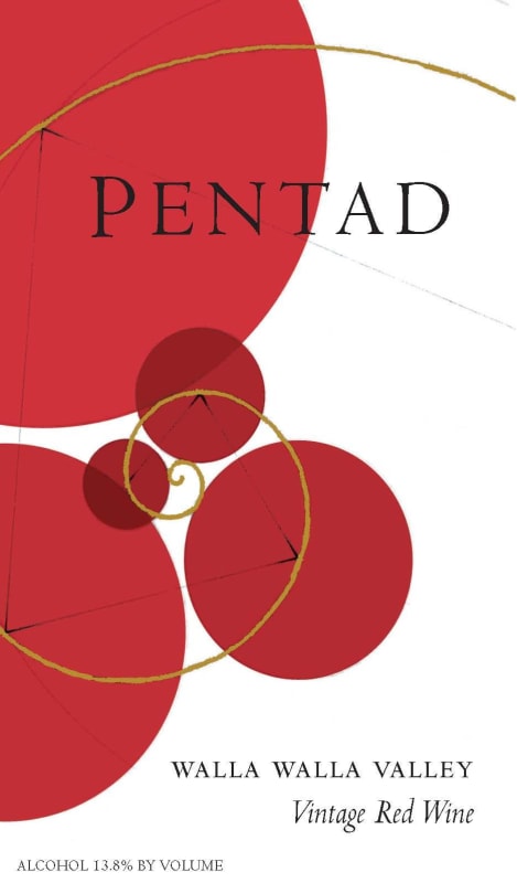 Seven Hills Winery Pentad Red 2007 Front Label