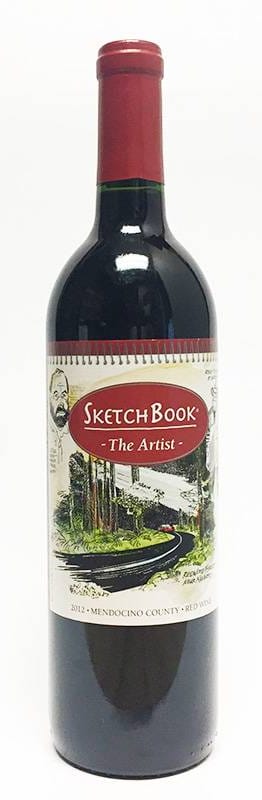 Sketchbook The Artist Red 2012 Front Bottle Shot