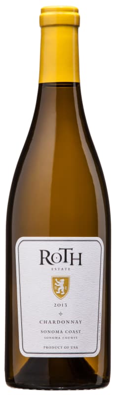 Roth Estate Sonoma Coast Chardonnay 2013 Front Bottle Shot