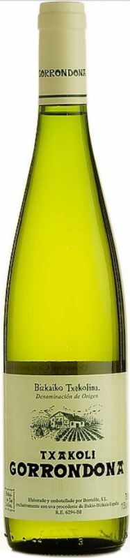 Doniene Gorrondona Txakolina 2018 Front Bottle Shot