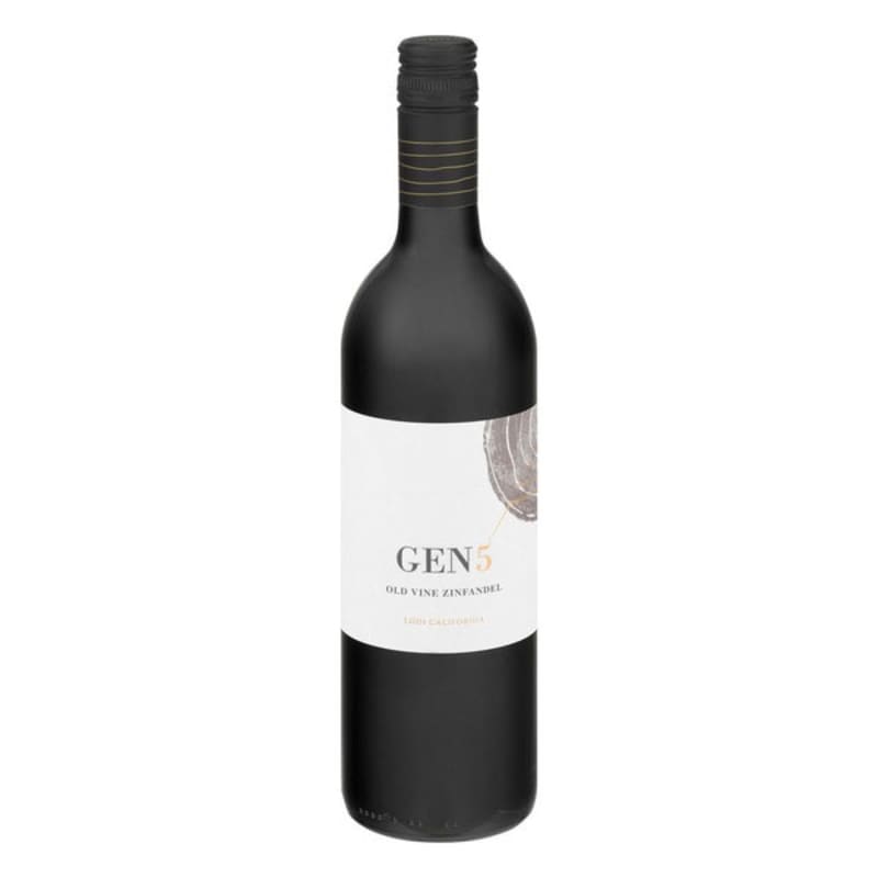 GEN5 Old Vine Zinfandel 2015 Front Bottle Shot