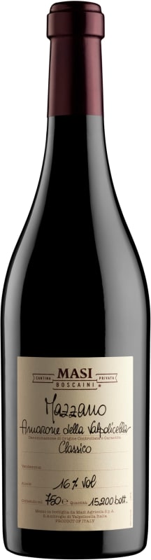 Masi Amarone della Valpolicella Classico Mazzano 1997 Front Bottle Shot
