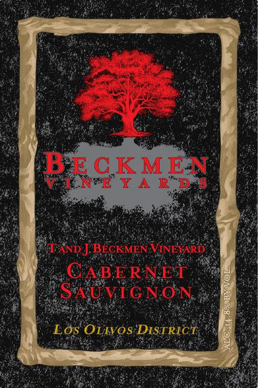 Beckmen Cabernet Sauvignon 2018 Front Label