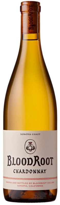 BloodRoot Chardonnay 2024 Front Bottle Shot