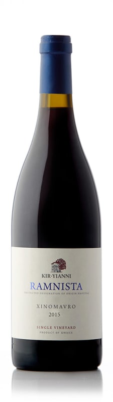 Kir-Yianni Ramnista Vineyard Xinomavro 2015 Front Bottle Shot