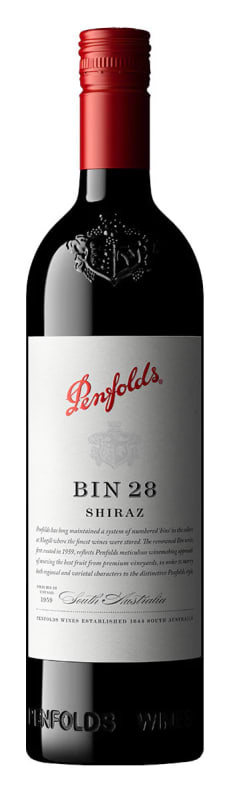 Penfolds Bin 28 Shiraz 2023 Front Bottle Shot