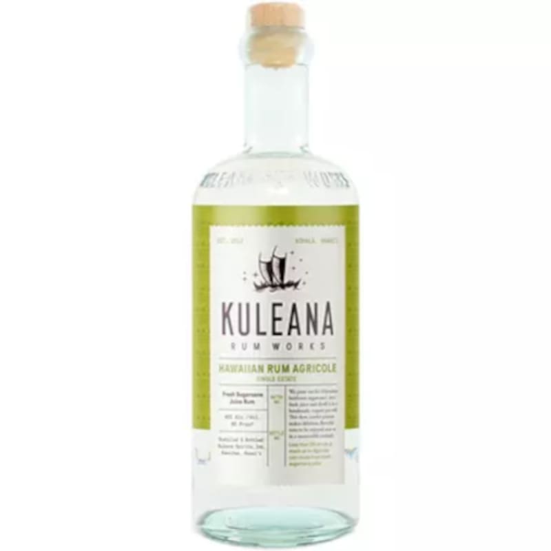 Kuleana Hawaiian Rum Agricole Front Bottle Shot