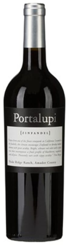 Portalupi Shake Ridge Ranch Zinfandel 2017 Front Bottle Shot
