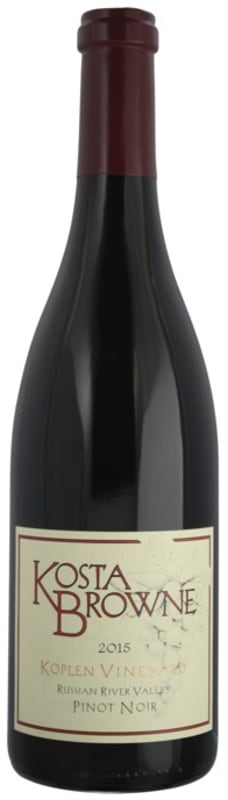 Kosta Browne Koplen Vineyard Pinot Noir 2015 Front Bottle Shot