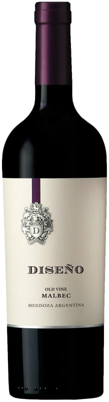 Diseno Old Vine Malbec 2015 Front Bottle Shot