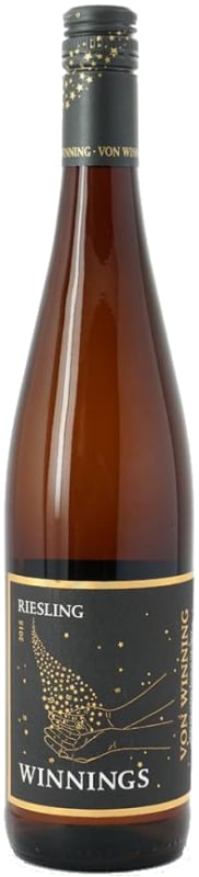 Von Winning Winnings Riesling 2015 Front Bottle Shot