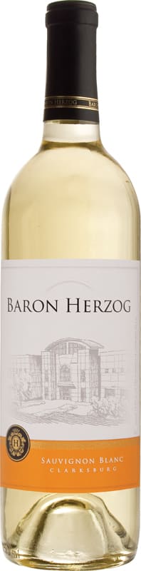 Baron Herzog Sauvignon Blanc (OU Kosher) 2016 Front Bottle Shot