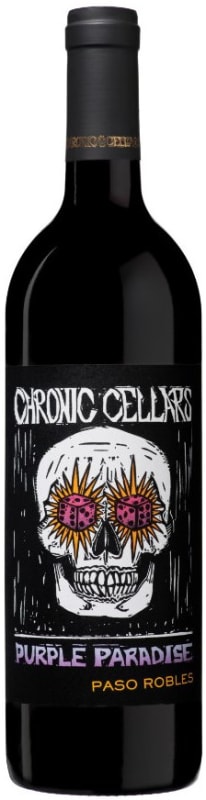 Chronic Cellars Purple Paradise Red Blend 2015 Front Bottle Shot