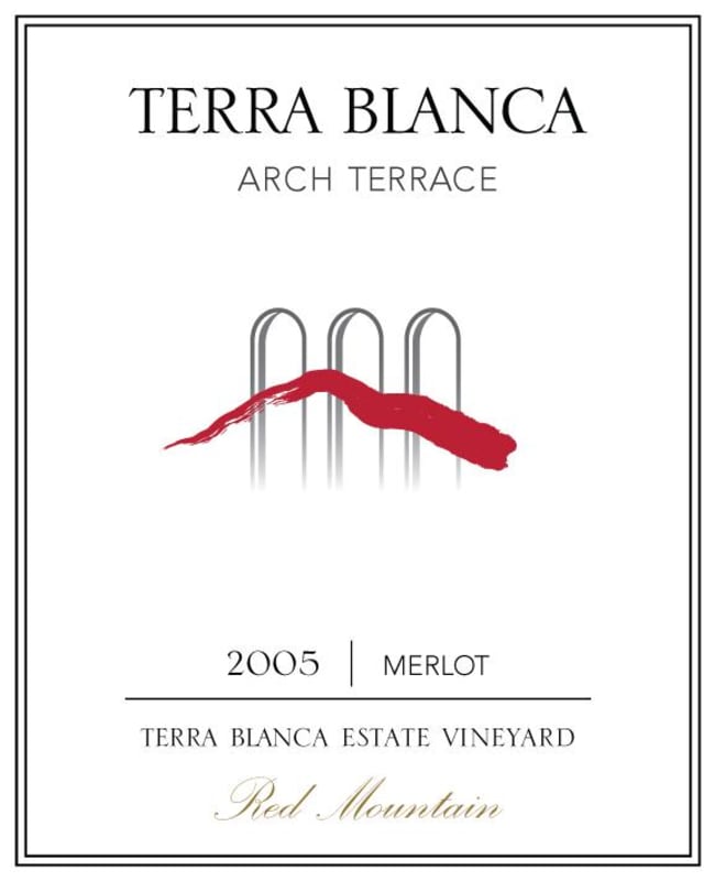 Terra Blanca Arch Terrace Merlot 2005 Front Label