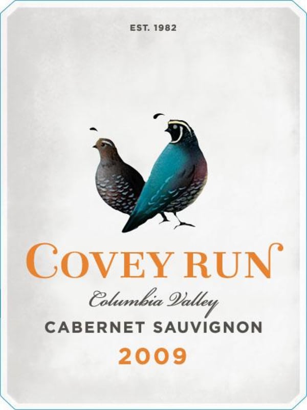 Covey Run Cabernet Sauvignon 2009 Front Label