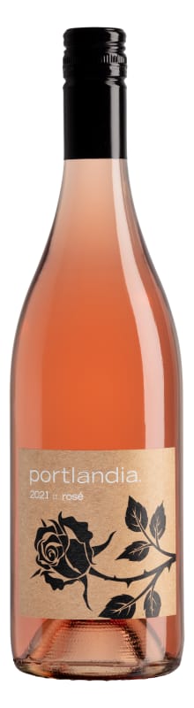 Portlandia Winery Rose 2021 Front Bottle Shot