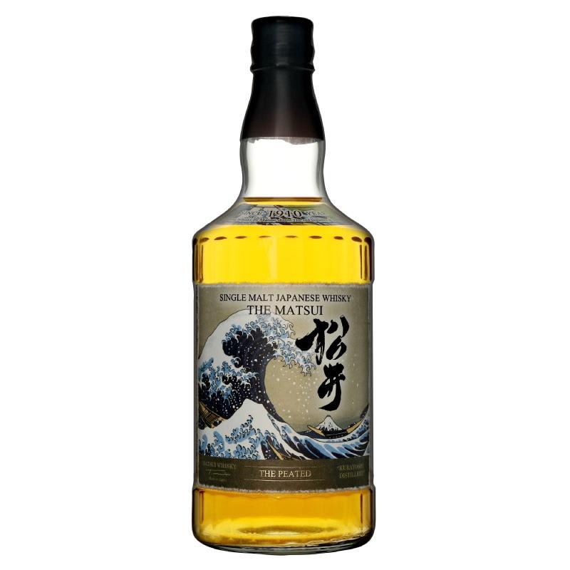 Matsui Peated Single Malt Japanese Whisky Front Bottle Shot