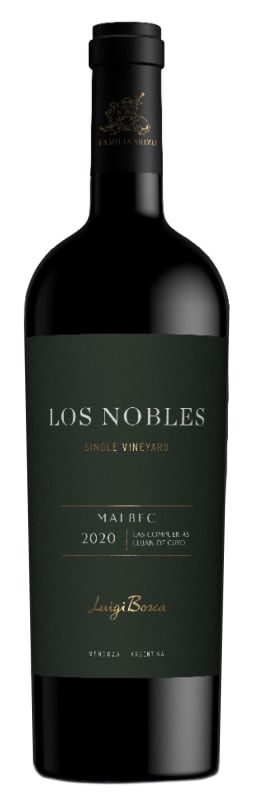 Luigi Bosca Los Nobles Single Vineyard Malbec 2020 Front Bottle Shot
