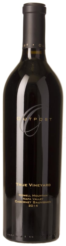 Outpost True Vineyard Cabernet Sauvignon 2014 Front Bottle Shot