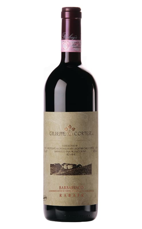 Giuseppe Cortese Rabaja Barbaresco 2017 Front Bottle Shot