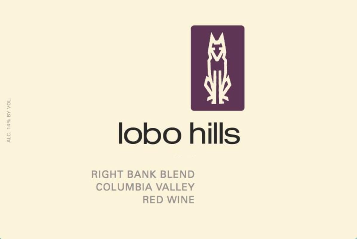 Lobo Hills Right Bank Red Blend 2018 Front Label