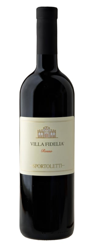 Sportoletti Villa Fidelia Rosso 2016 Front Bottle Shot