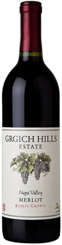 Grgich Hills Estate Merlot 2012 Front Bottle Shot