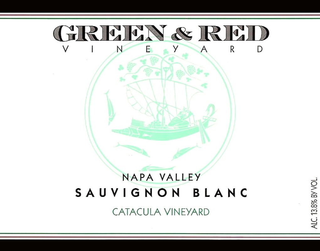 Green & Red Catacula Vineyard Sauvignon Blanc 2009 Front Label