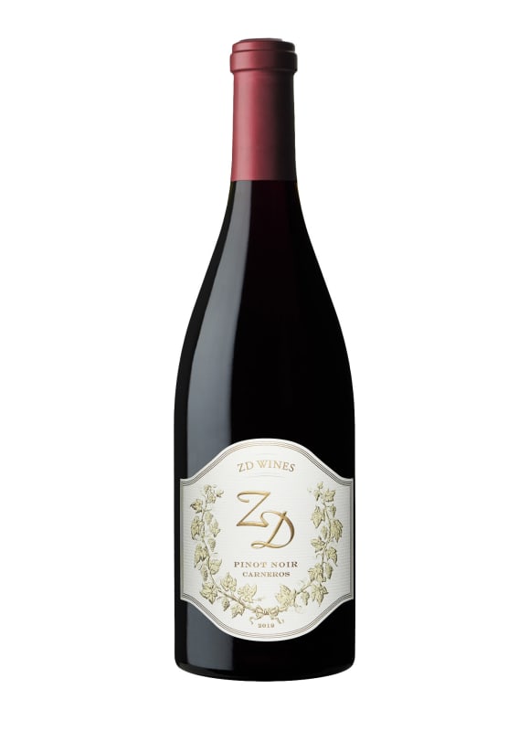 ZD Wines Pinot Noir 2019 Front Bottle Shot