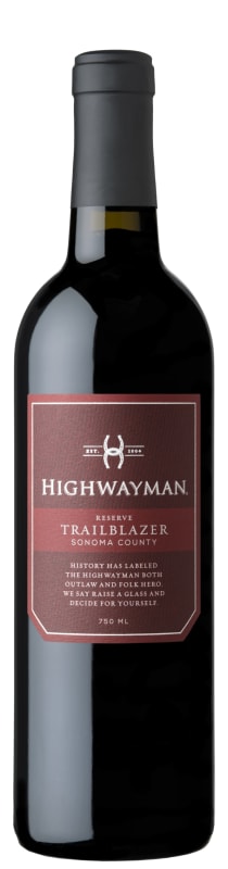 Highwayman Trailblazer Red Blend 2018 Front Bottle Shot