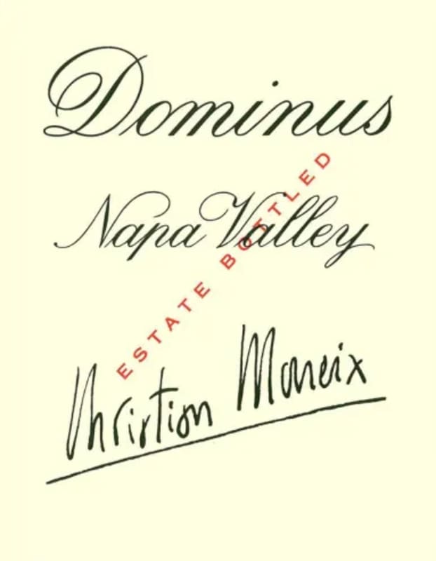 Dominus Estate (375ML half-bottle) 2023 Front Label