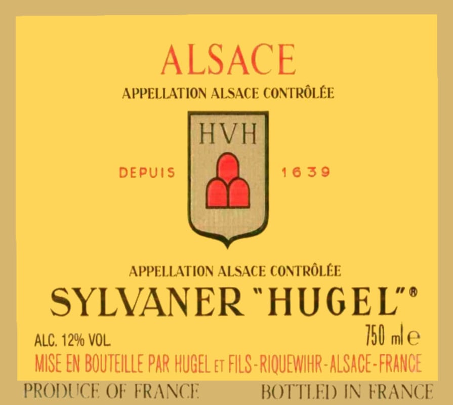 Hugel Sylvaner 2013 Front Label