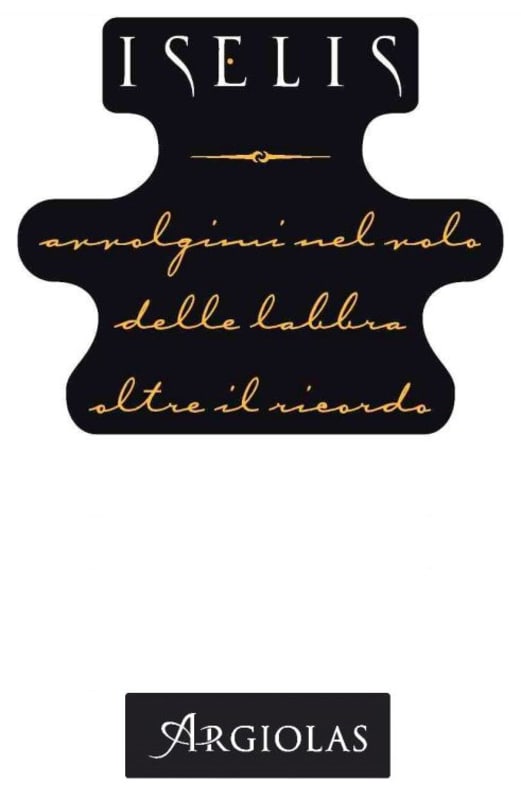 Argiolas Iselis Rosso 2010 Front Label