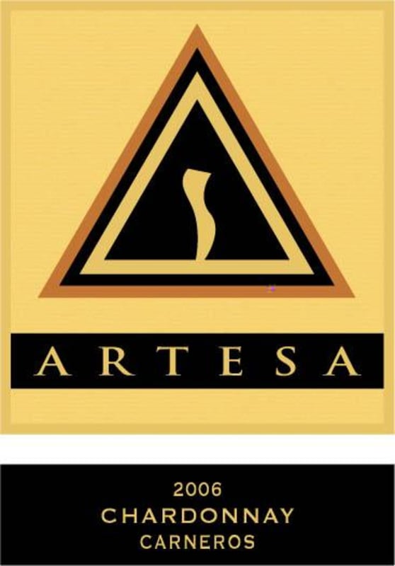 Artesa Carneros Chardonnay 2006 Front Label