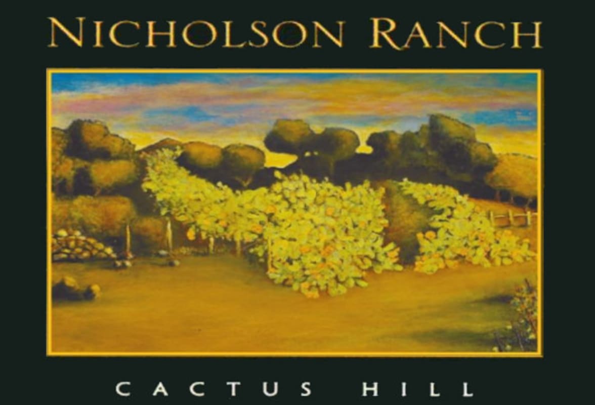 Nicholson Ranch Cactus Hill Reserve Pinot Noir 2011 Front Label