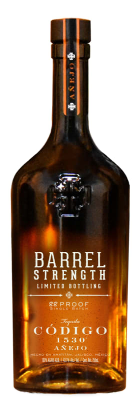 Codigo 1530 Barrel Strength Anejo Tequila Front Bottle Shot