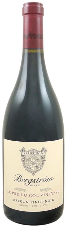 Bergstrom Ribbon Ridge Le Pre Du Col Vineyard Pinot Noir 2014 Front Bottle Shot