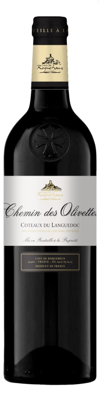 Cave de Roquebrun Chemin des Olivettes 2020 Front Bottle Shot