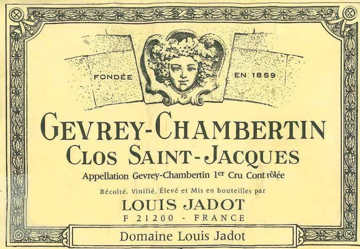 Louis Jadot Gevrey-Chambertin Lavaux Saint-Jacques Premier Cru 2005 Front Label