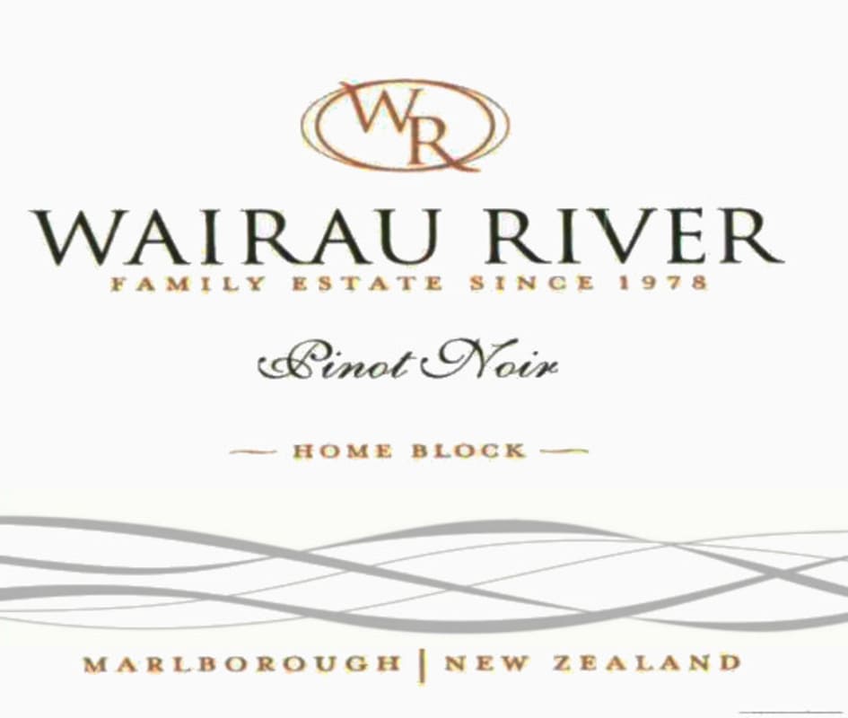 Wairau River Home Block Pinot Noir 2008 Front Label