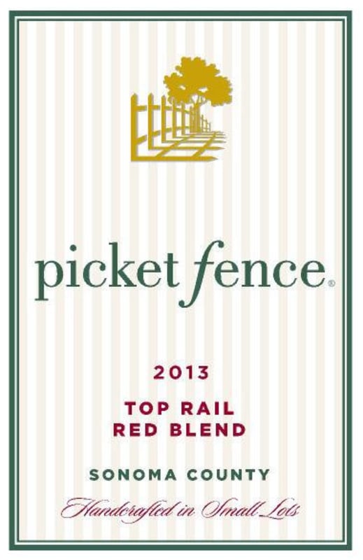 Picket Fence Top Rail 2013 Front Label