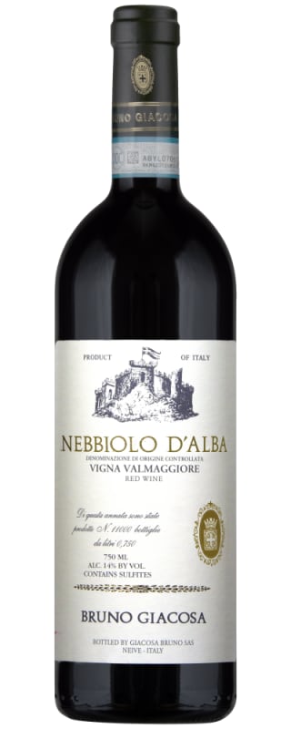 Bruno Giacosa Valmaggiore Nebbiolo d'Alba 2023 Front Bottle Shot