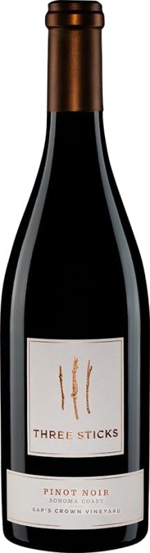 Three Sticks Gap's Crown Vineyard Pinot Noir 2018 Front Bottle Shot