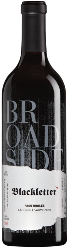 Blackletter Cabernet Sauvignon 2018 Front Bottle Shot