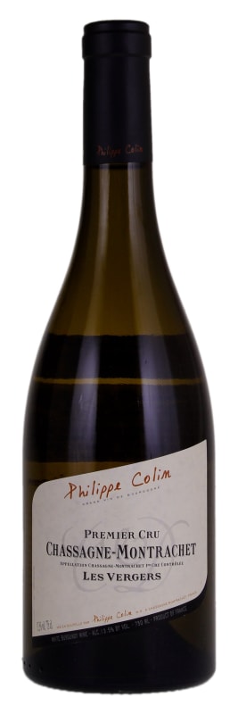 Philippe Colin Chassagne-Montrachet Les Vergers Premier Cru 2018 Front Bottle Shot