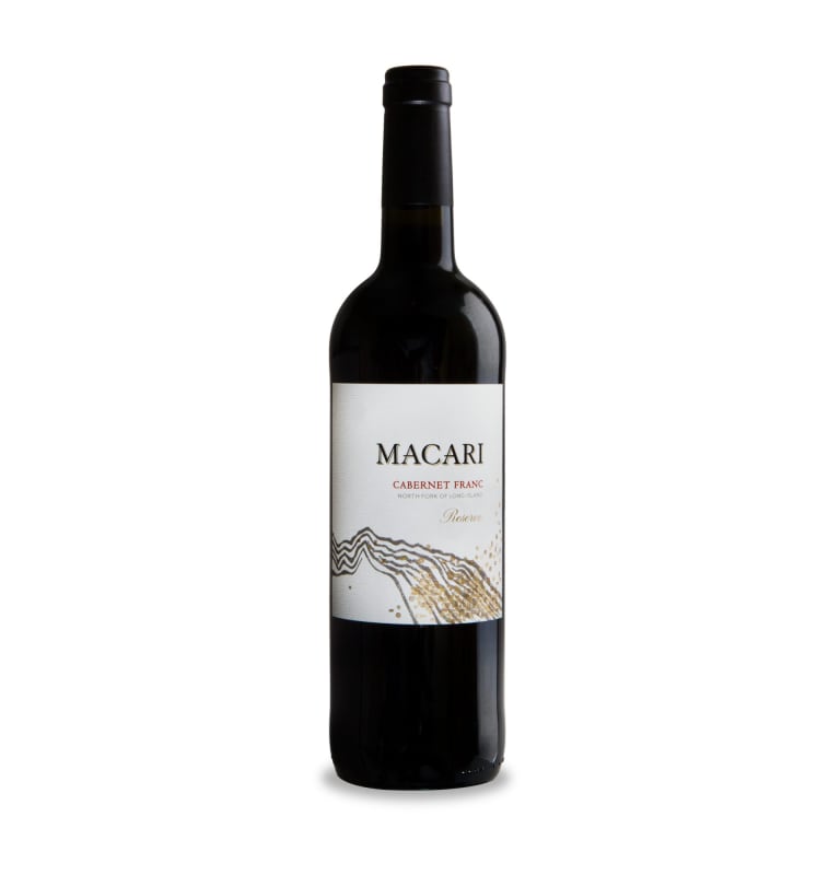 Macari Cabernet Franc 2015 Front Bottle Shot