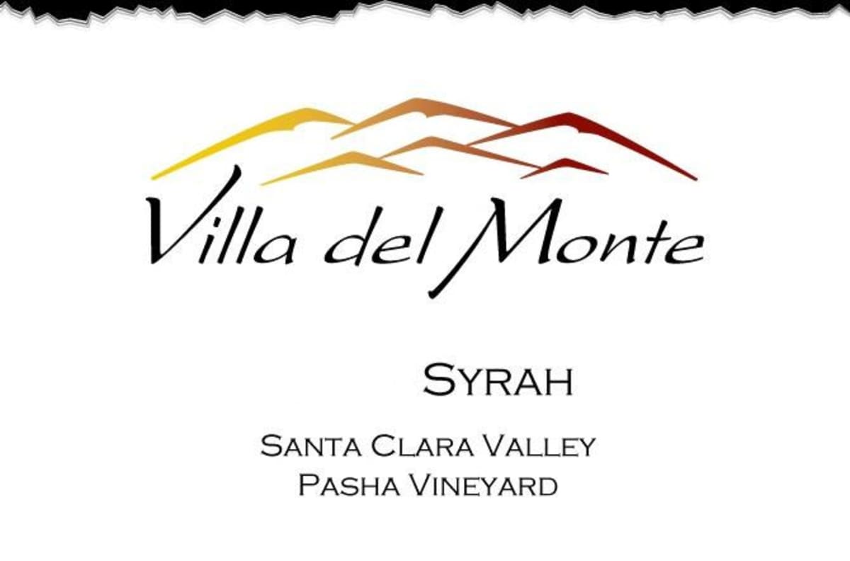 Villa del Monte Winery Pasha Vineyard Syrah 2011 Front Label